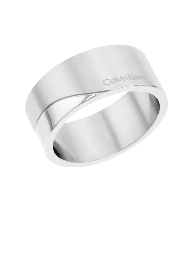Calvin Klein Elegantní ocelový prsten Minimal Circular 35000198 52 mm - Prsteny Prsteny bez kamínku