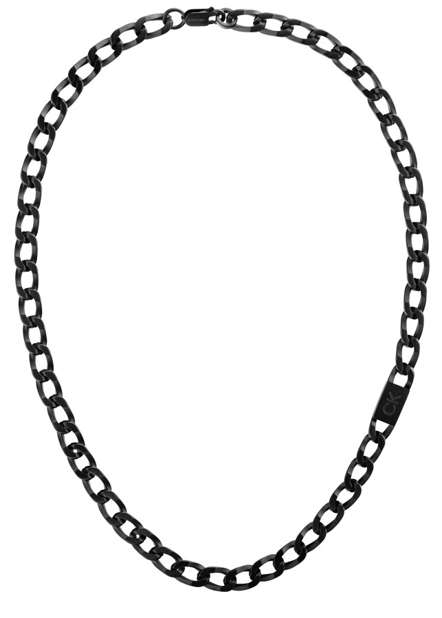 Calvin Klein Masivní pánský černý řetízek 35000253 - Náhrdelníky