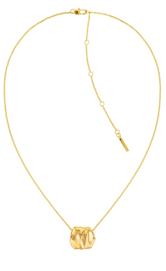 Calvin Klein Minimalistický pozlacený náhrdelník pro ženy Elemental 35000639 - Náhrdelníky