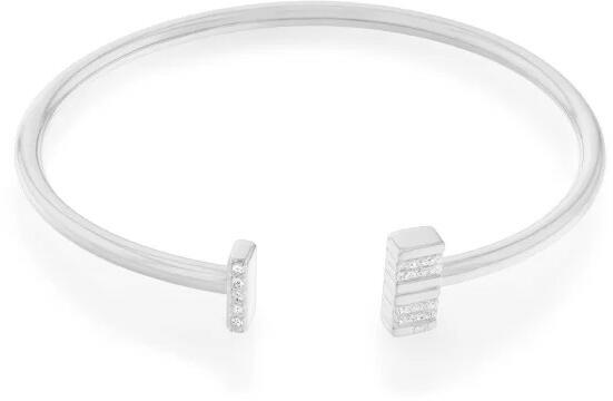Calvin Klein Módní ocelový pevný náramek s krystaly 35000367 - Náramky Pevné náramky