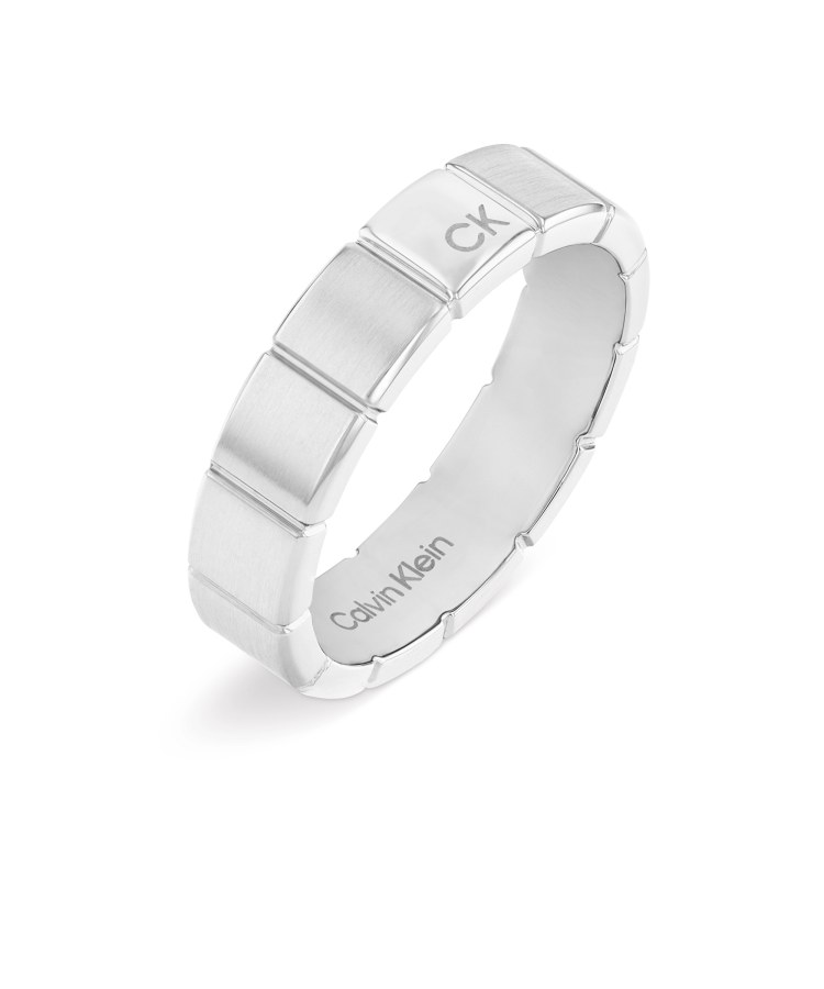 Calvin Klein Módní pánský prsten z oceli 35000500 62 mm - Prsteny Prsteny bez kamínku