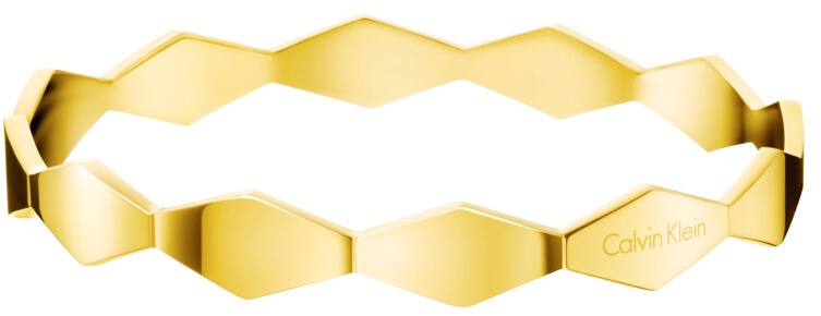 Calvin Klein Pevný zlatý náramek Snake KJ5DJD1001 6 cm - XS - Náramky Pevné náramky