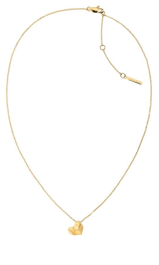 Calvin Klein Romantický pozlacený náhrdelník se srdíčkem In Love 35000036 - Náhrdelníky