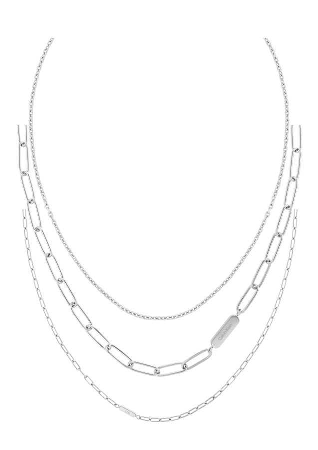 Calvin Klein Sada dámských ocelových náhrdelníků Defiant 35000432 - Náhrdelníky