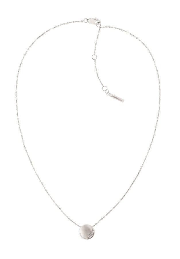 Calvin Klein Slušivý ocelový náhrdelník s krystaly Minimal 35000143 - Náhrdelníky