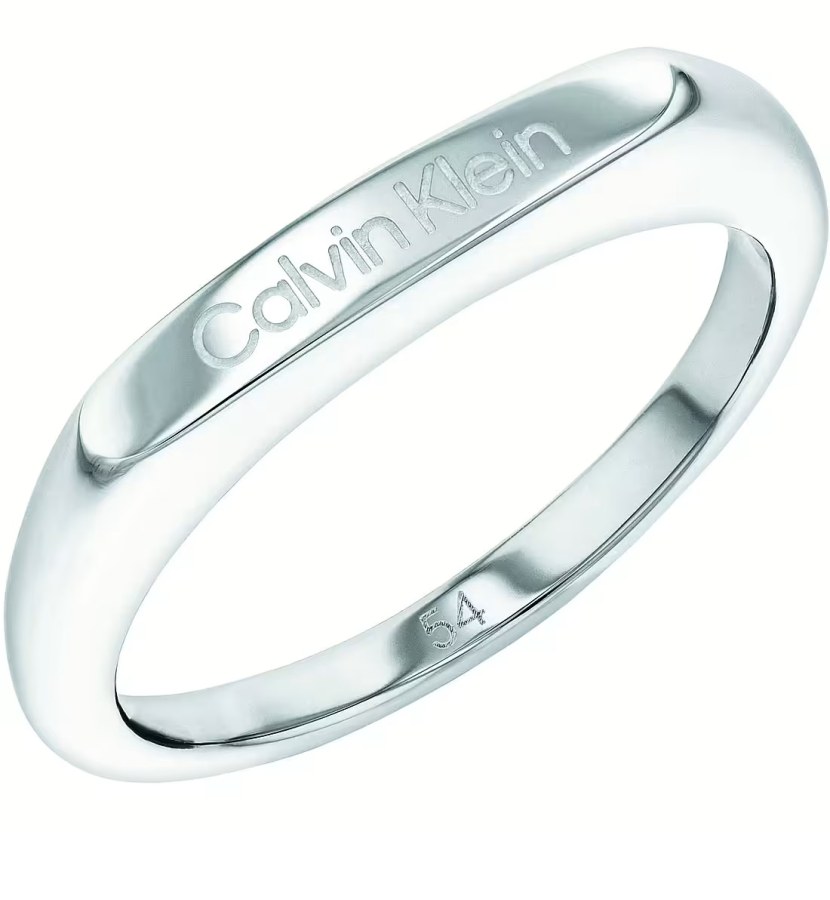 Calvin Klein Stylový prsten z oceli Faceted 35000187 52 mm - Prsteny Prsteny bez kamínku
