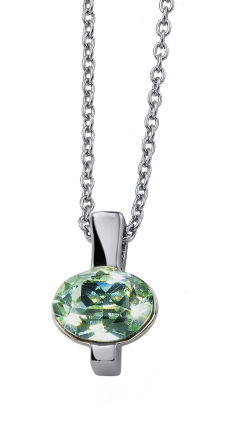 CRYSTalp Fashion náhrdelník s čirým krystalem Simply 32204.CHR.R - Náhrdelníky