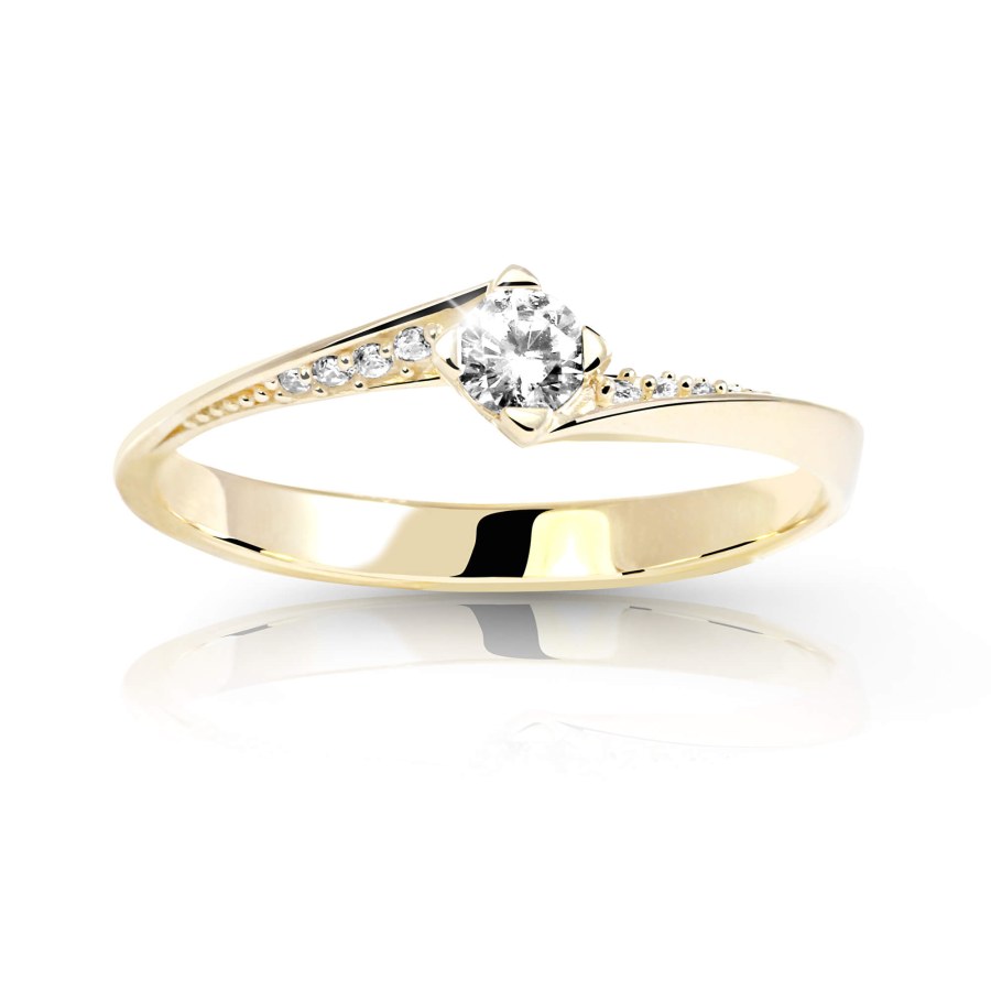 Cutie Jewellery Krásný zásnubní prsten Z6710-2101-10-X-1 60 mm - Prsteny Prsteny s kamínkem