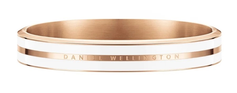Daniel Wellington Elegantní pevný bronzový náramek Emalie Infinite DW0040024 M: 16,6 cm - Náramky Pevné náramky