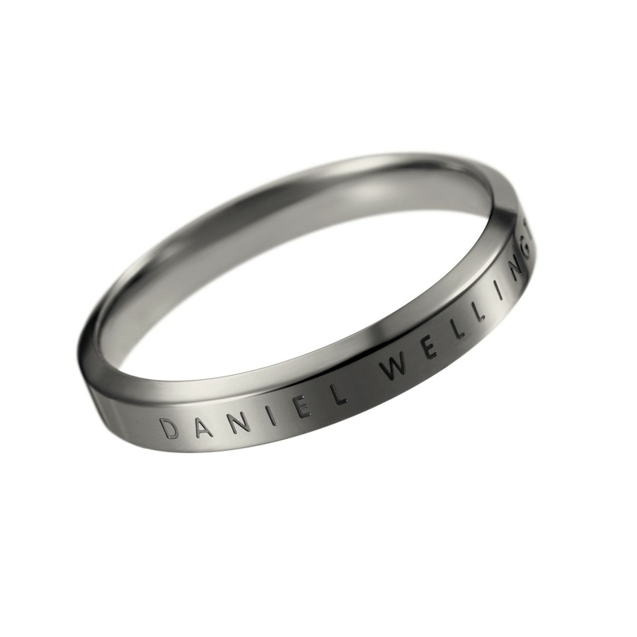 Daniel Wellington Originální antracitový prsten Classic DW00400 50 mm - Prsteny Prsteny bez kamínku