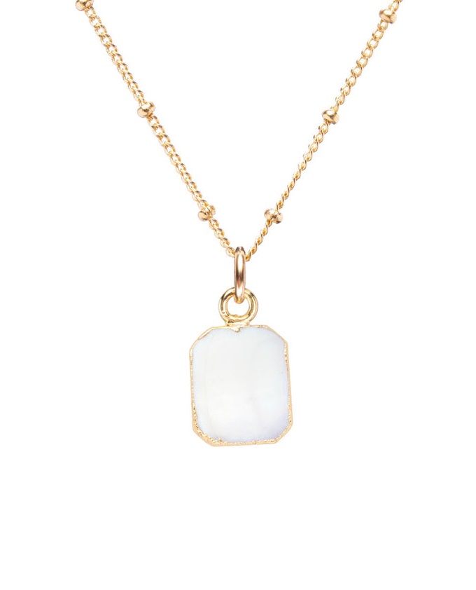 Decadorn Něžný pozlacený náhrdelník s perletí - Náhrdelníky