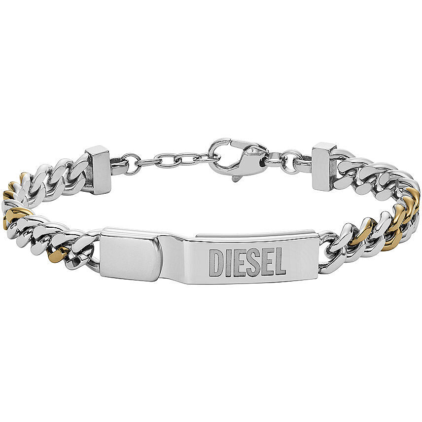Diesel Pánský ocelový bicolor náramek DX1457931 - Náramky
