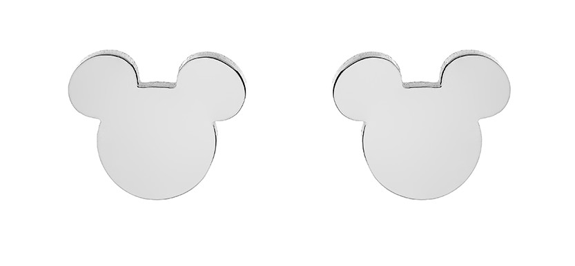Disney Minimalistické ocelové náušnice Mickey Mouse E600179L-B.CS - Náušnice Pecky