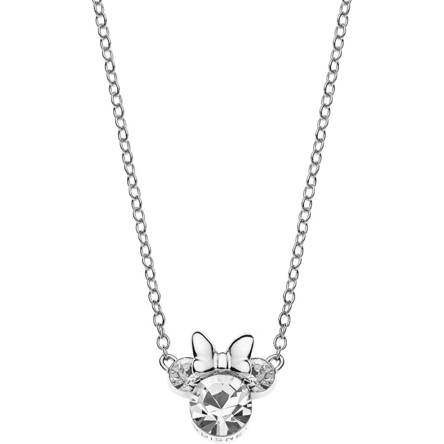 Disney Nádherný stříbrný náhrdelník Minnie Mouse NS00006SAPRL-157 - Náhrdelníky