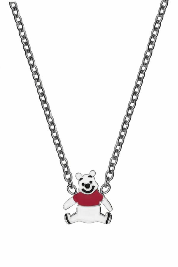 Disney Ocelový náhrdelník s přívěskem Medvídka Pú Winnie the Pooh N600632L-157.CS - Náhrdelníky