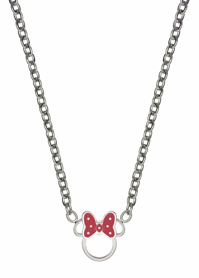 Disney Ocelový náhrdelník s přívěskem Minnie Mouse N600631L-157.CS - Náhrdelníky