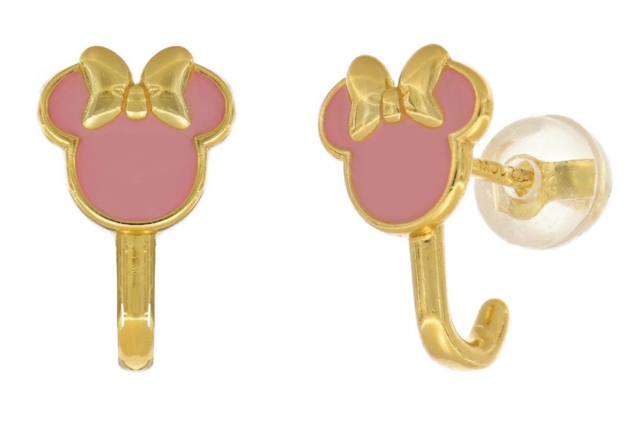 Disney Slušivé pozlacené náušnice Minnie Mouse ES00092YNKL.CS - Náušnice Visací náušnice