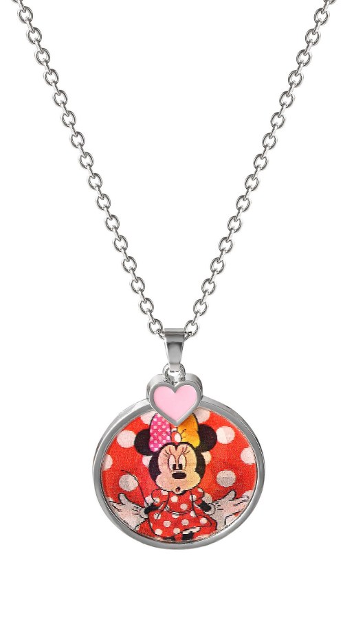 Disney Slušivý dívčí náhrdelník Minnie Mouse NH00544RL-16 - Náhrdelníky