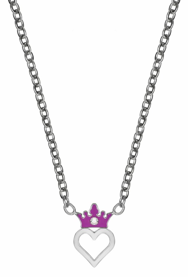 Disney Slušivý ocelový náhrdelník Princess N600626RWL-157.CS - Náhrdelníky