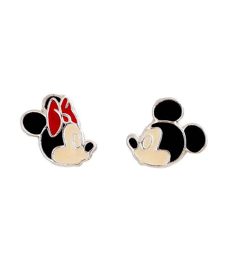 Disney Stříbrné náušnice pecky Mickey and Minnie Mouse ES00087SL.CS - Náušnice Pecky
