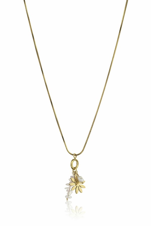 Emily Westwood Něžný pozlacený náhrdelník EWN23045G - Náhrdelníky