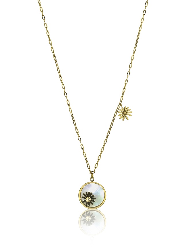 Emily Westwood Okouzlující pozlacený náhrdelník s perletí Ariella EWN23048G