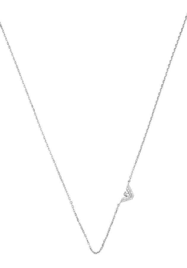 Emporio Armani Luxusní ocelový náhrdelník s logem EG3478040 - Náhrdelníky