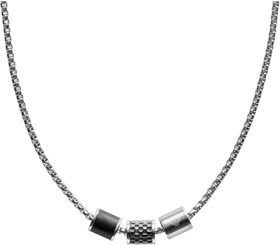 Emporio Armani Pánský ocelový náhrdelník EGS2383020 - Náhrdelníky