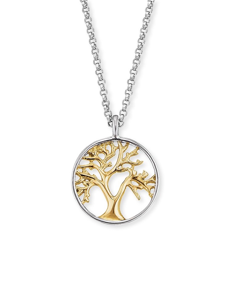 Engelsrufer Stříbrný bicolor náhrdelník Strom života ERN-LILTREE-BIG (řetízek, přívěsek) - Náhrdelníky