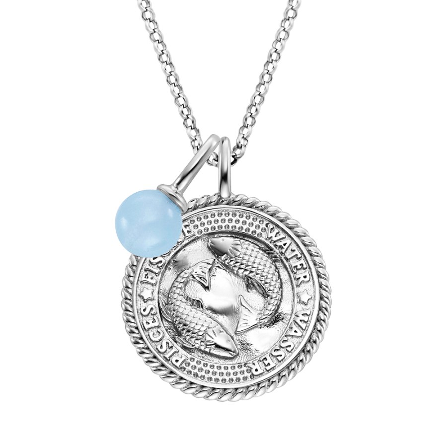 Engelsrufer Stříbrný náhrdelník Ryby ERN-PISCES-BAZI (řetízek, 2x přívěsek) - Náhrdelníky