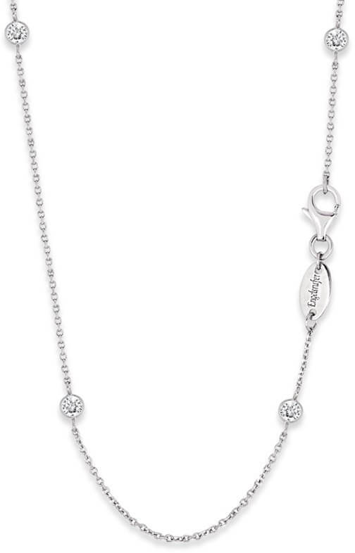 Engelsrufer Stříbrný náhrdelník s kubickou zirkonií ERN-80-LILMOONZ - Náhrdelníky