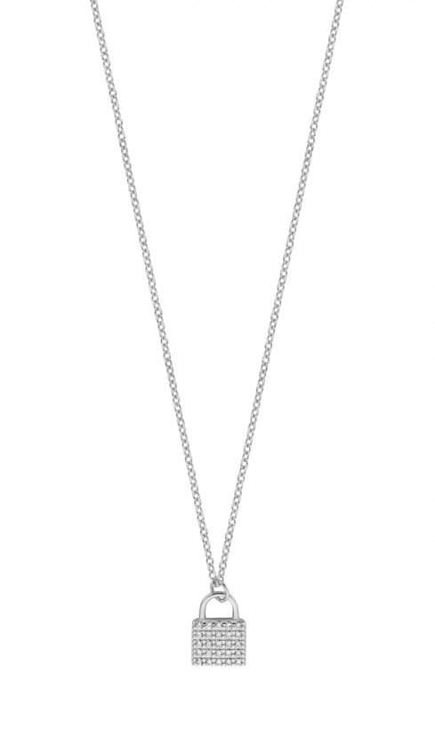 Esprit Stylový stříbrný náhrdelník se zirkony ESNL01811145 - Náhrdelníky