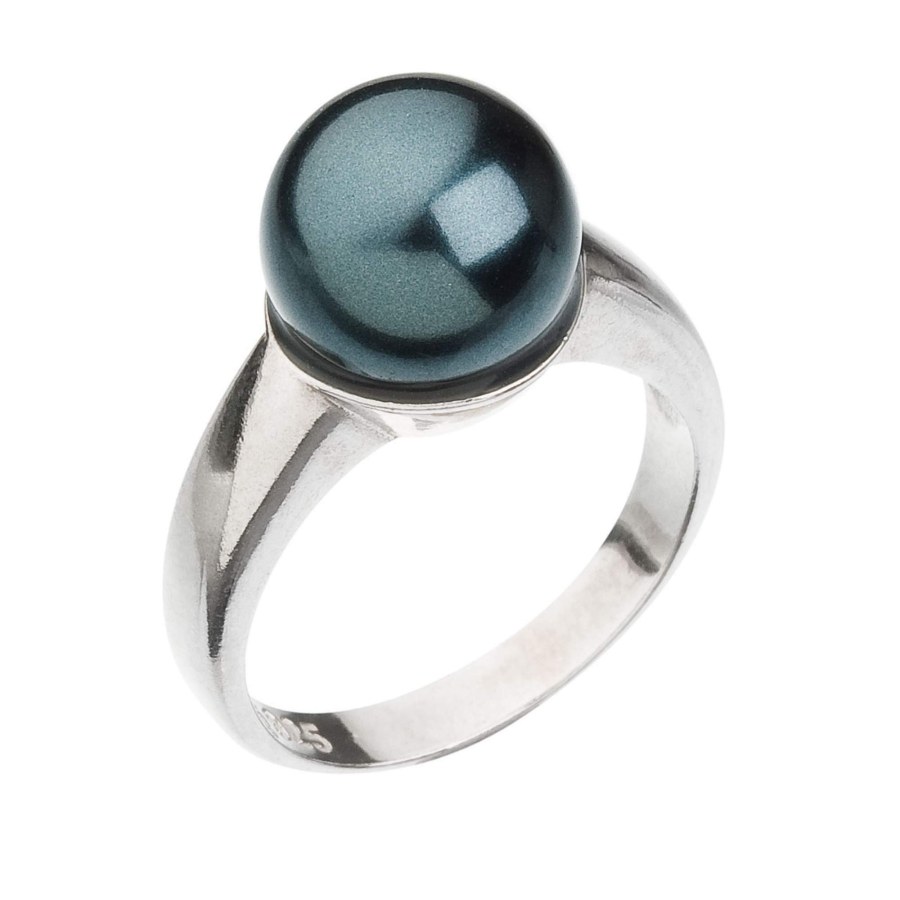Evolution Group Něžný stříbrný prsten s umělou perlou 735022.3 tahiti 52 mm - Prsteny Prsteny bez kamínku