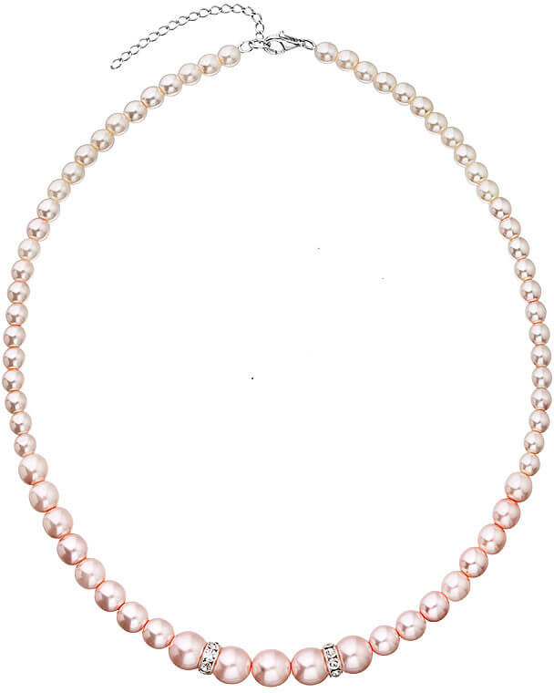 Evolution Group Romantický perličkový náhrdelník Rosaline Pearls 32036.3 - Náhrdelníky