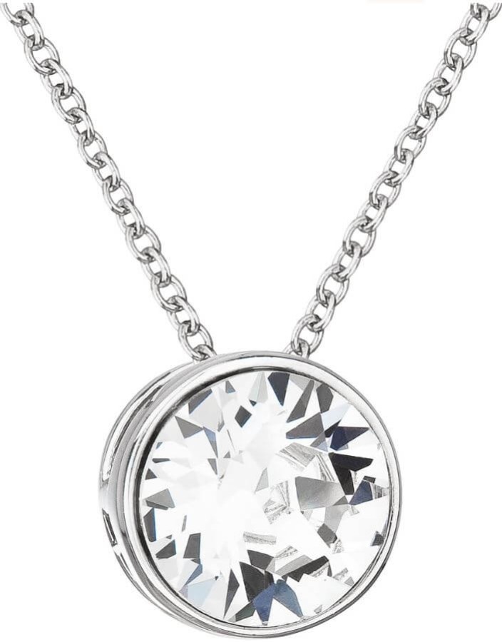Evolution Group Stříbrný náhrdelník s krystalem Swarovski 32069.1 - Náhrdelníky