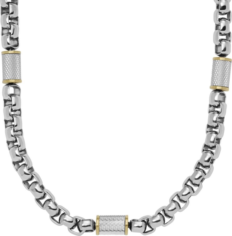 Fossil Pánský ocelový náhrdelník JF04145998 - Náhrdelníky