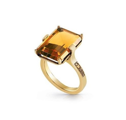 Guess Elegantní pozlacený prsten JUBR01235JWAGTZ 50 mm - Prsteny Prsteny s kamínkem