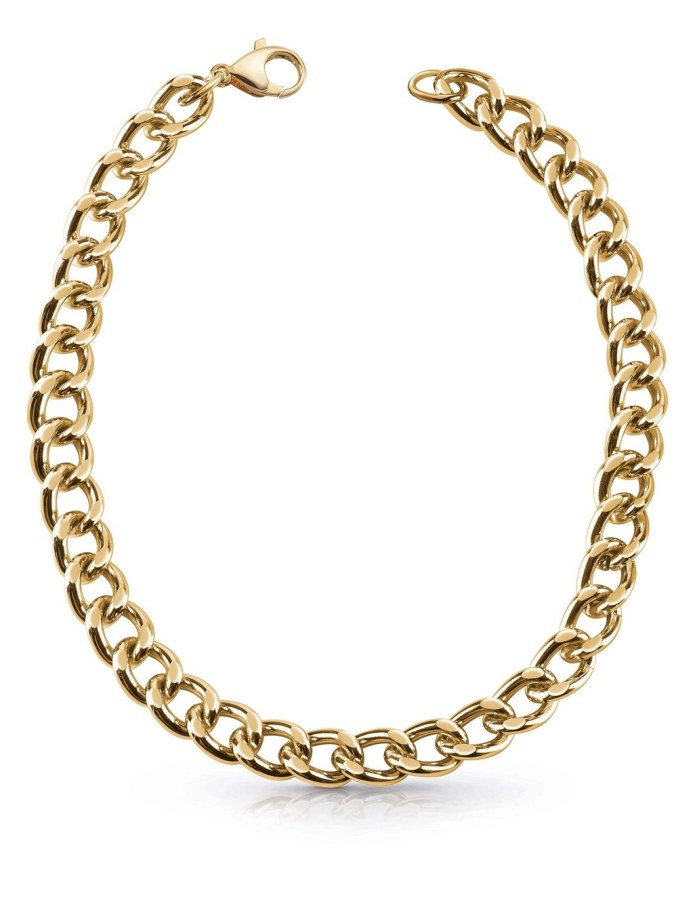 Guess Masivní pozlacený náhrdelník z oceli Enchainted JUBN01371JWYGT/U - Náhrdelníky