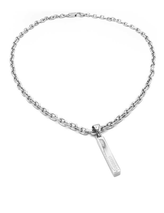 Guess Stylový ocelový náhrdelník X Plate JUXN03001JWSTT/U - Náhrdelníky