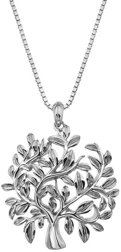 Hot Diamonds Luxusní stříbrný náhrdelník se stromem života Jasmine DP700 (řetízek, přívěsek) - Náhrdelníky