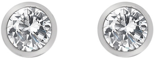 Hot Diamonds Stříbrné náušnice s topazy a pravým diamantem Willow DE584 - Náušnice Pecky