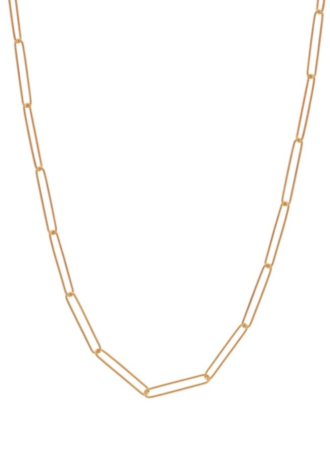 Hot Diamonds Stylový pozlacený náhrdelník Jac Jossa Embrace CH111 - Řetízky