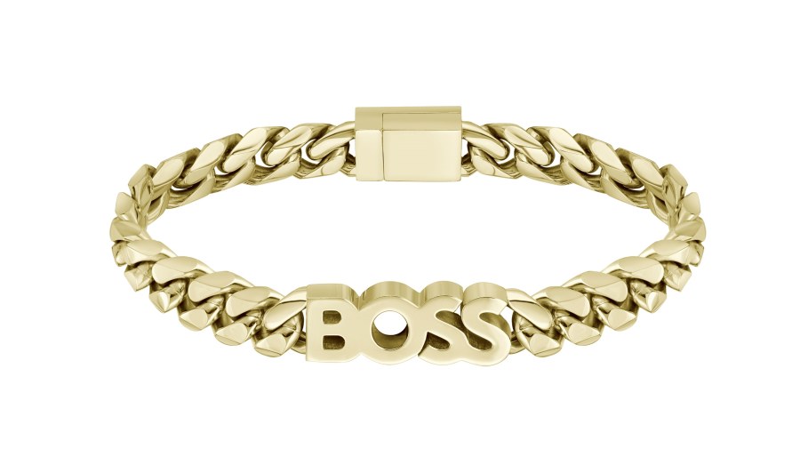 Hugo Boss Fashion pozlacený náramek Boss 1580505 19 cm - Náramky Řetízkové náramky