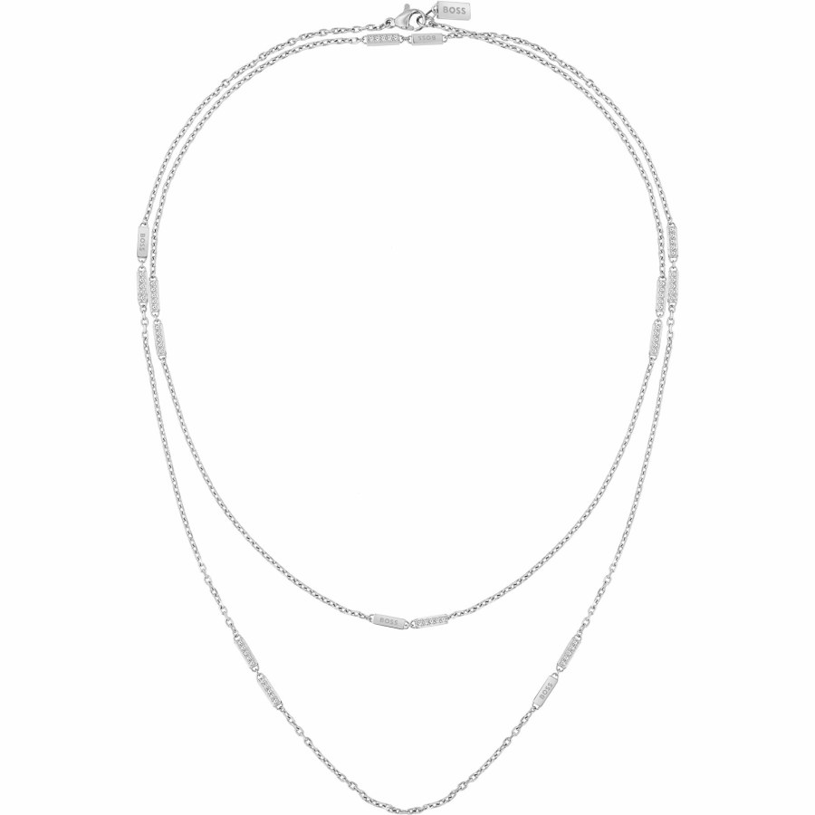 Hugo Boss Krásný ocelový náhrdelník Larya 1580447 - Náhrdelníky