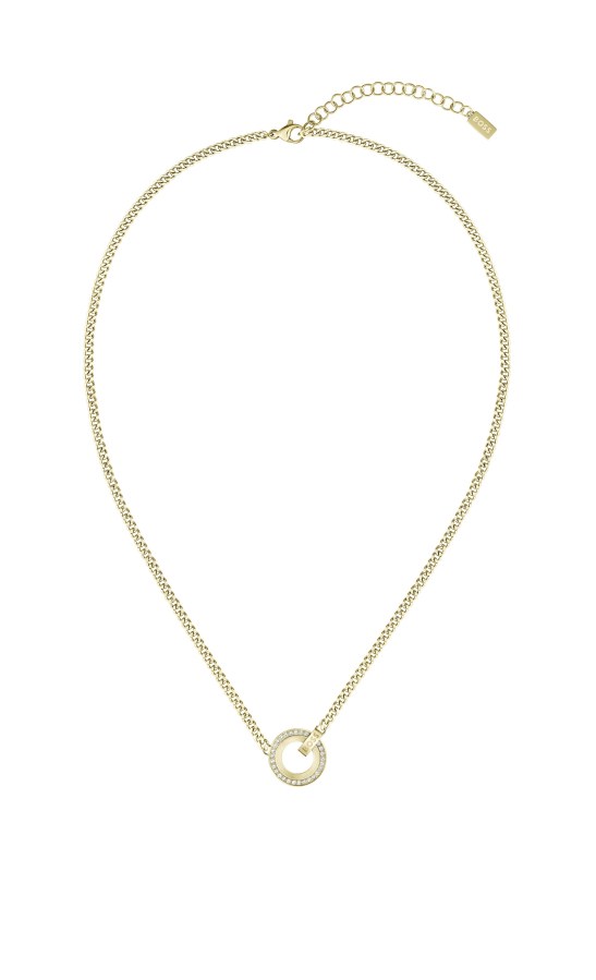 Hugo Boss Krásný pozlacený náhrdelník z oceli 1580537 - Náhrdelníky