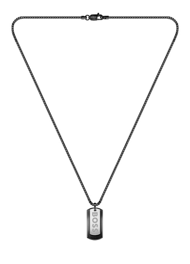 Hugo Boss Pánský náhrdelník Psí známky Devon 1580577 - Náhrdelníky