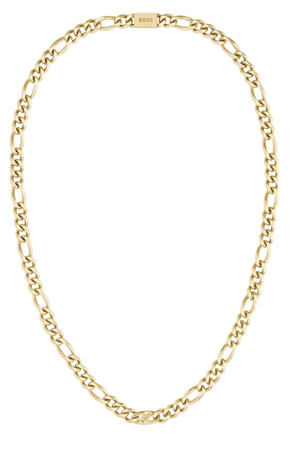 Hugo Boss Pánský pozlacený náhrdelník z oceli Rian 1580587