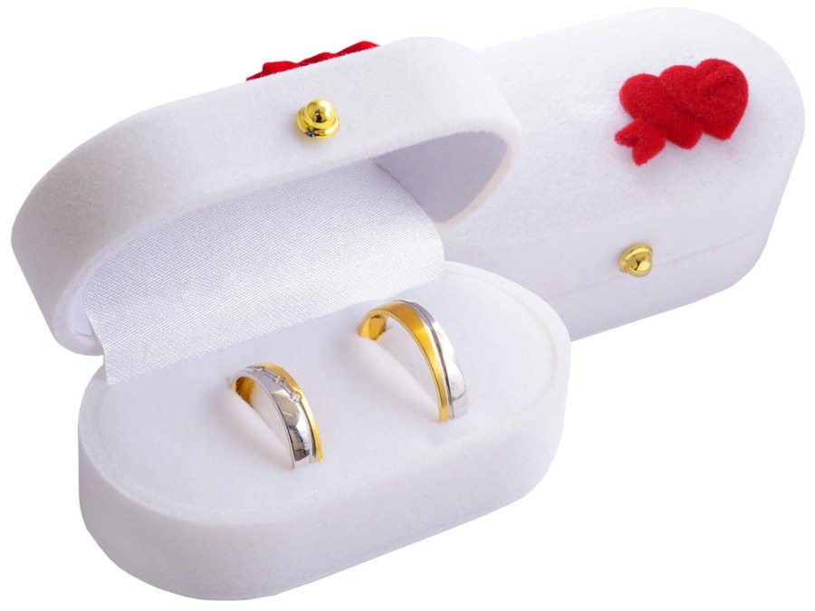 JK Box Dárková krabička na prsteny nebo náušnice FU-210/A1 - Dárkové krabičky na šperky Krabičky na snubní prsteny