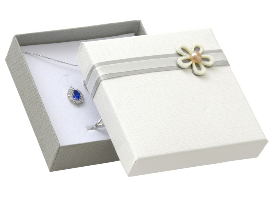 JK Box Dárková krabička na šperky s kytičkou KF-5/A3 - Dárkové krabičky na šperky Krabičky na šperky Krabičky na šperky - velké