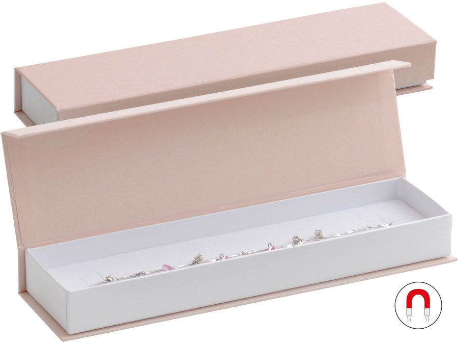 JK Box Pudrově růžová dárková krabička na náramek VG-9/A5/A1 - Dárkové krabičky na šperky Krabičky na šperky Krabičky na šperky - velké